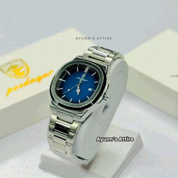 Poedagar Watch-613 Blue Color / Free Delivery